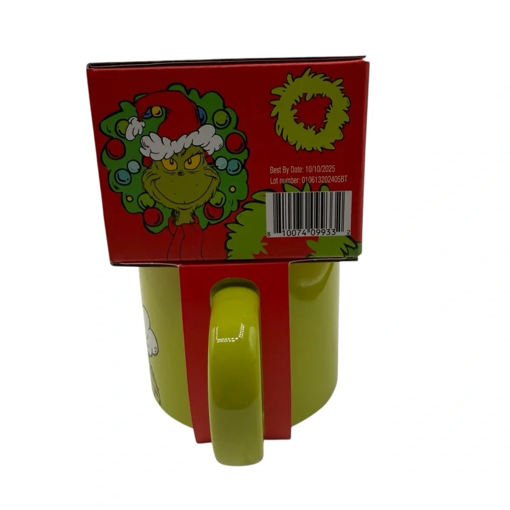 THE GRINCH HOT COCOA MUG SET – TEN ACRE GIFTS 2024 NEW IN BOX